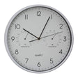 Elko Wall Clock With Temp / Humidity Dial