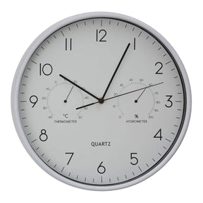 Elko Wall Clock With Temp / Humidity Dial