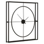 Trinity 105cm Dia Black Finish Wall Clock