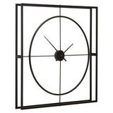 Trinity 105cm Dia Black Finish Wall Clock