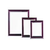 Purple And Silver Photo Frames - Set Of 3