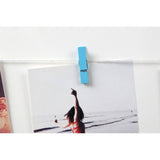 Washing Line 3 Peg Deep Red Photo Frame
