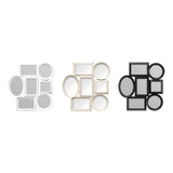 Black Plain 7 Photo Frame