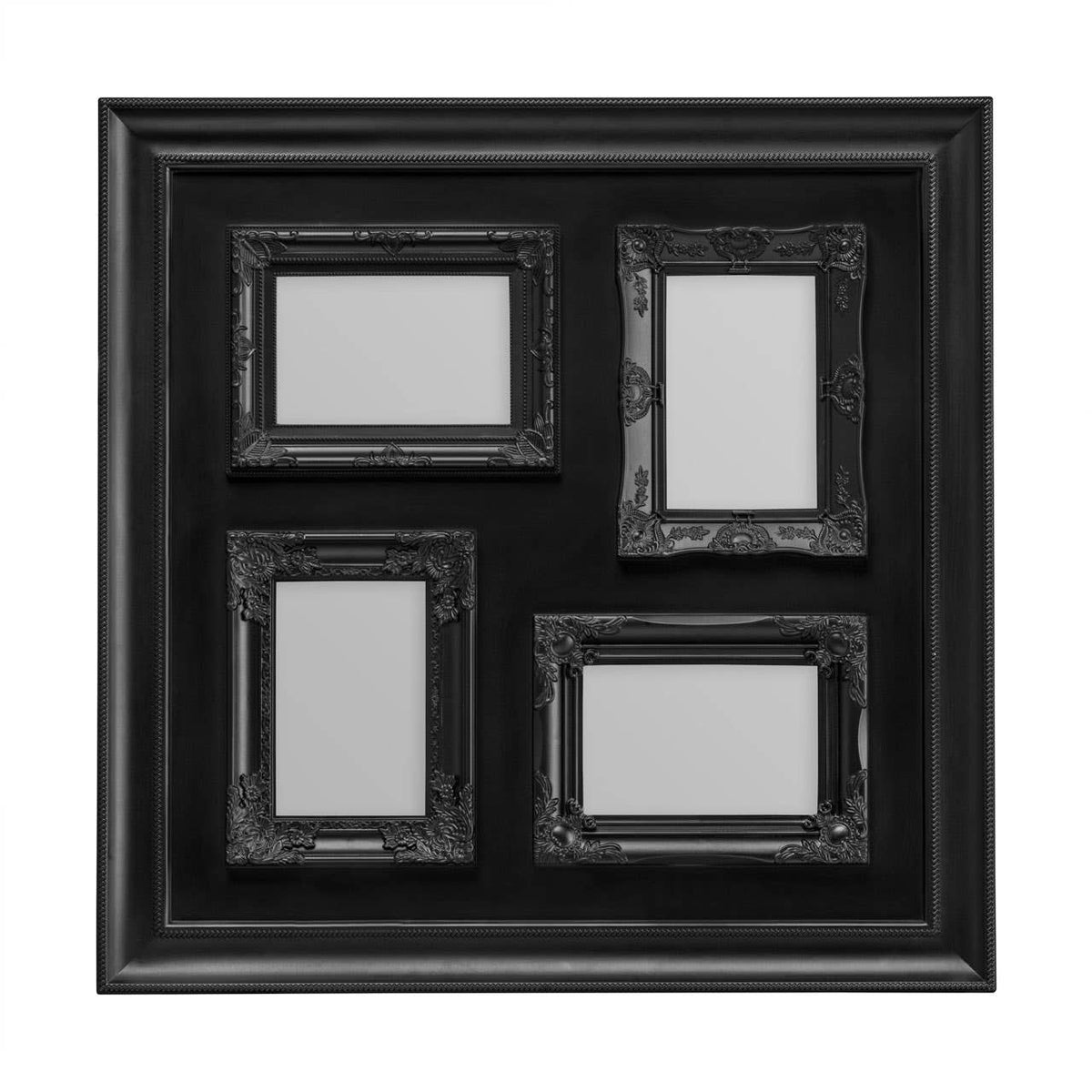 Clanbay 4 Photo Black Plastic Multi Photo Frame – ideas4lighting