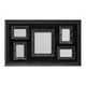 Maren Black Contemporary 5 Photo Frame