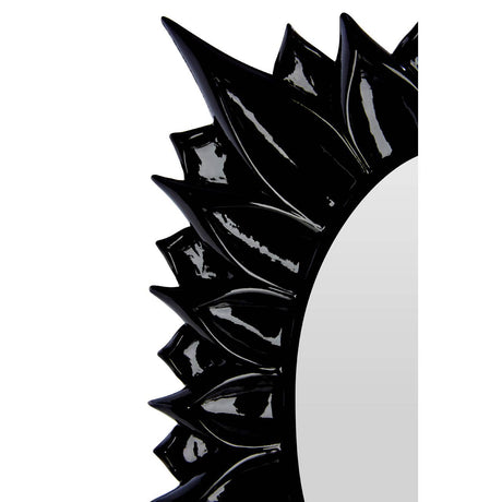 Floral Black High Gloss 4 X 6" Photo Frame