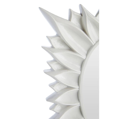 Floral White High Gloss 4 X 6" Photo Frame