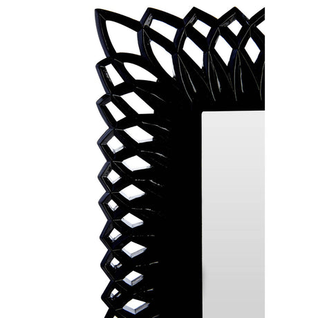 Swirl Black High Gloss 5 X 7" Photo Frame