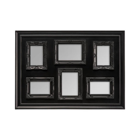 Black Contemporary 6 Photo Frame