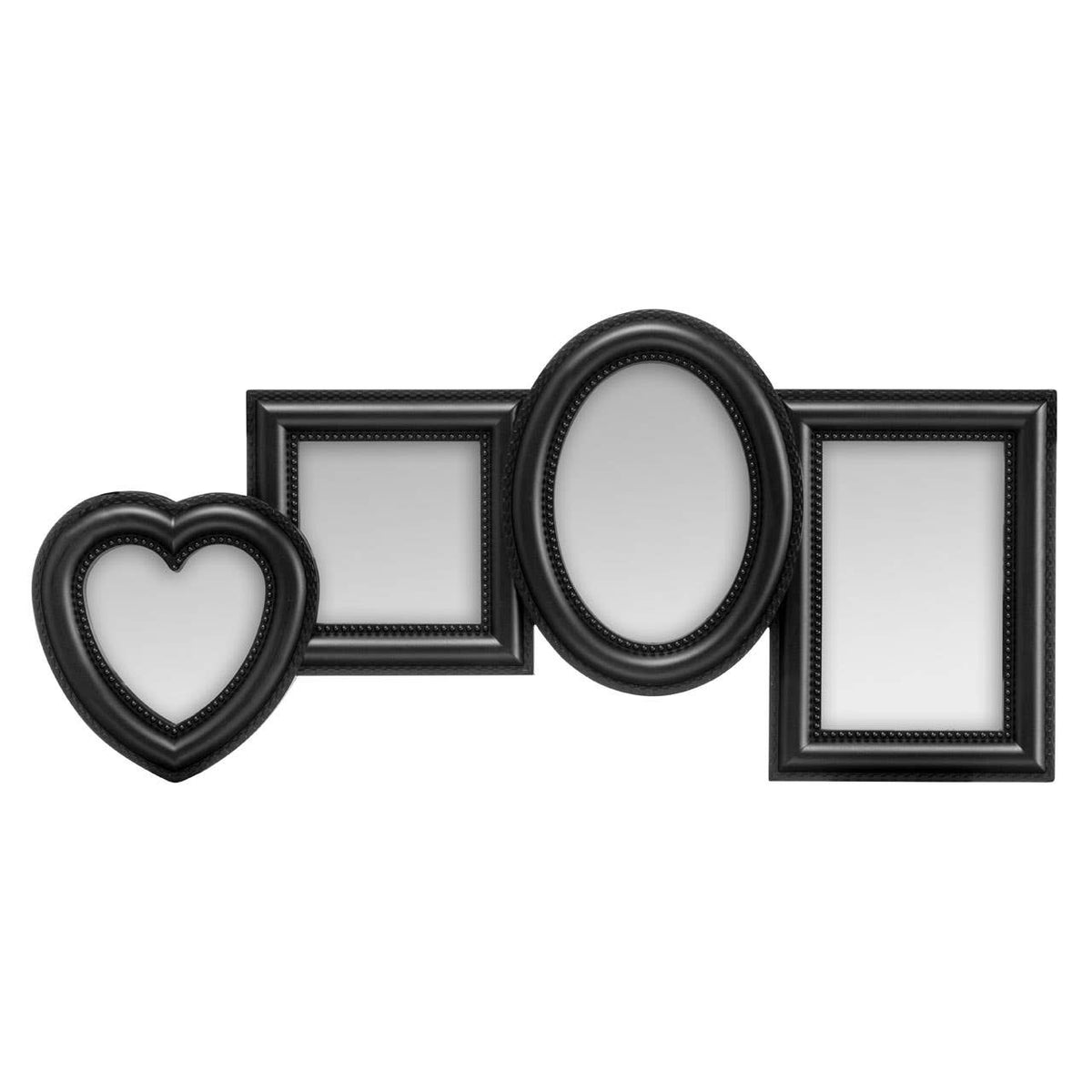 Clanbay 4 Photo Black Plastic Multi Photo Frame – ideas4lighting