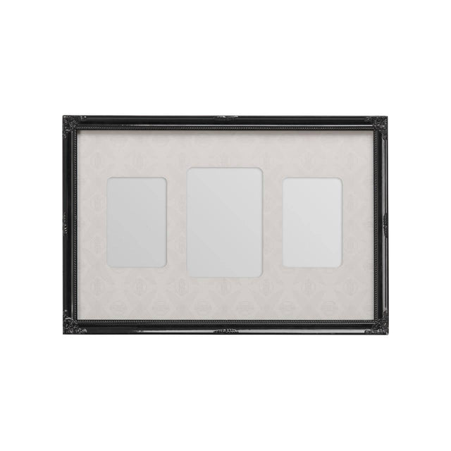 Black 3 Photo Multi Photo Frame