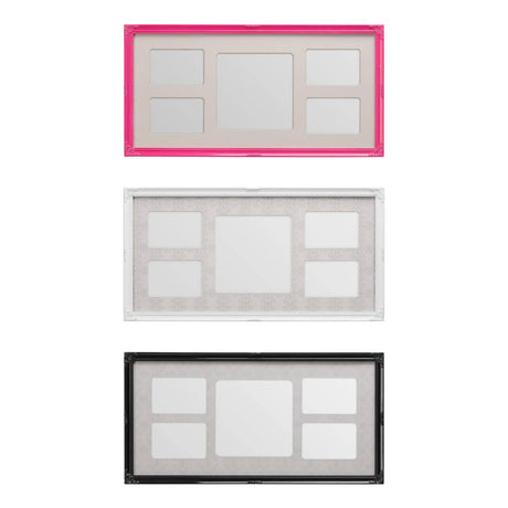 White 5 Photo Multi Photo Frame