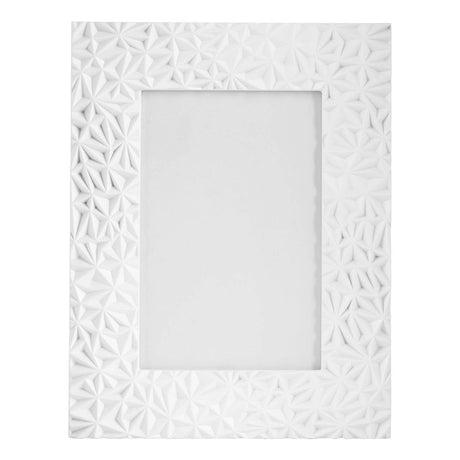Geo White 5In X 7In Photo Frame