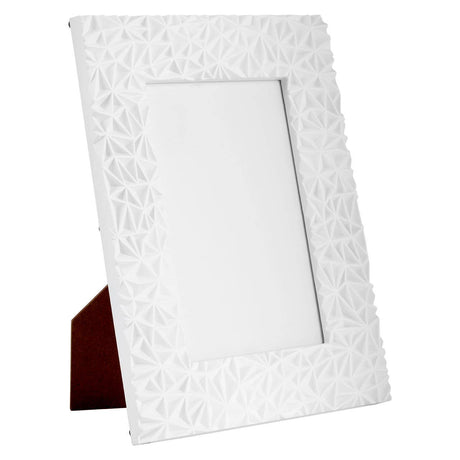 Geo White 5In X 7In Photo Frame