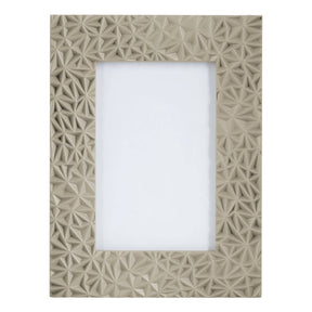 Geo Grey High Gloss Photo Frame