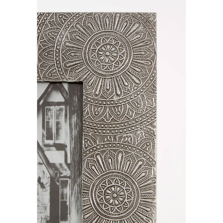 Bowerbird 5X7 Silver Etched Photo Frame