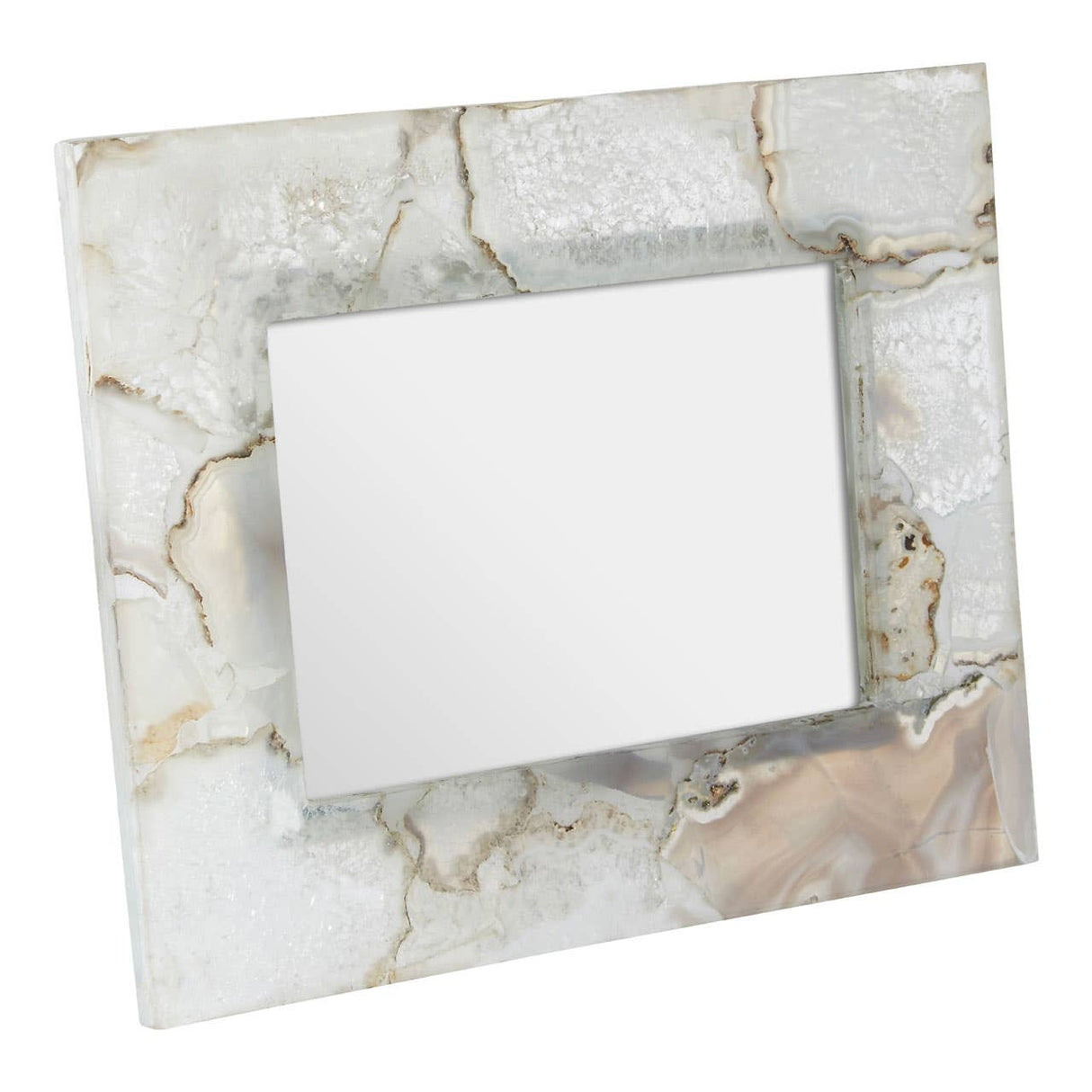 Bowerbird White Agate 5 X 7Photo Frame