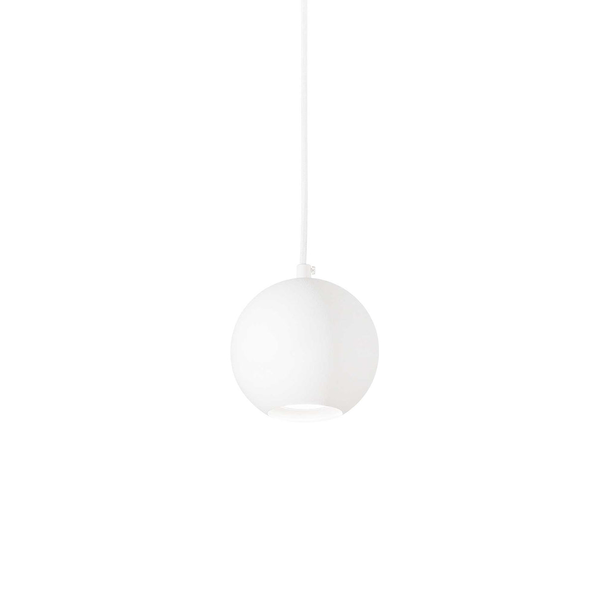 Elegant White Pendant Light - Single Bulb Design