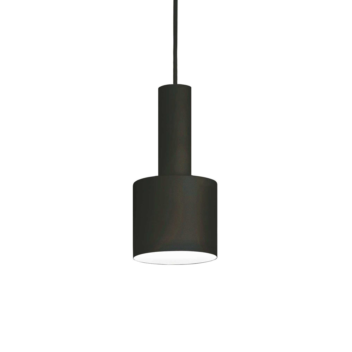 Sleek Black HOLLY Single-Bulb Pendant Lamp