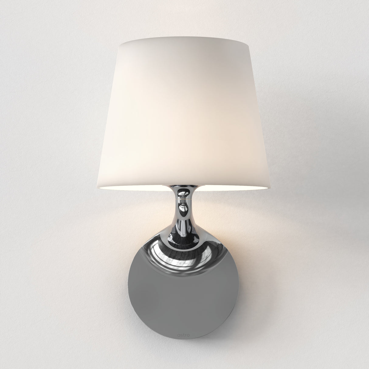 Elegant Chrome Sconce Light