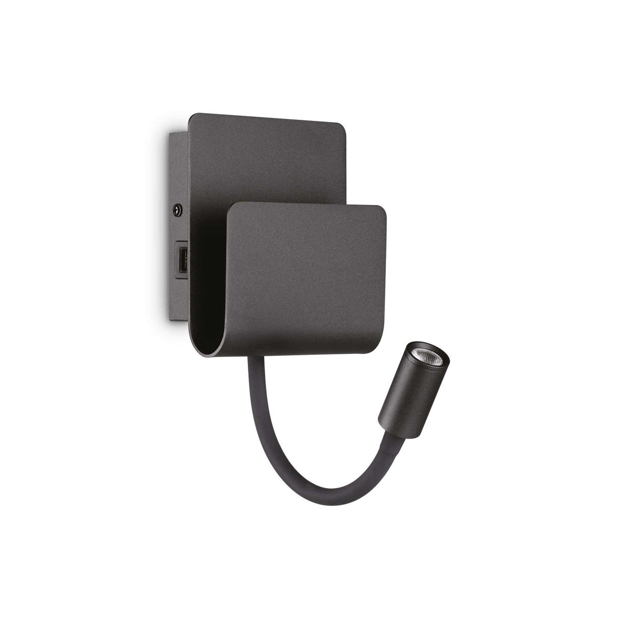 BLACK DUAL BULB PROBE WALL LIGHT