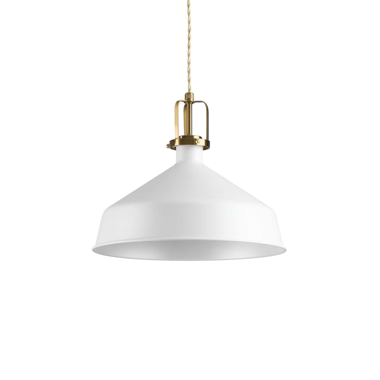 Luminous Elegance: ERIS-2 Single Pendant in Pristine White
