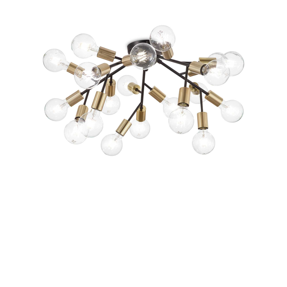 Modern Dual-Bulb SPARK Flush Ceiling Light