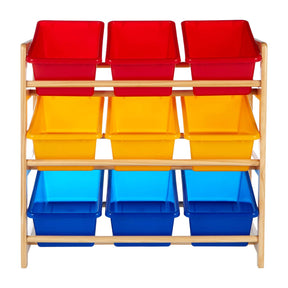 3 Tier Pine Frame Storage Unit