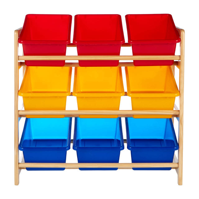 3 Tier Pine Frame Storage Unit