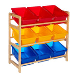 3 Tier Pine Frame Storage Unit