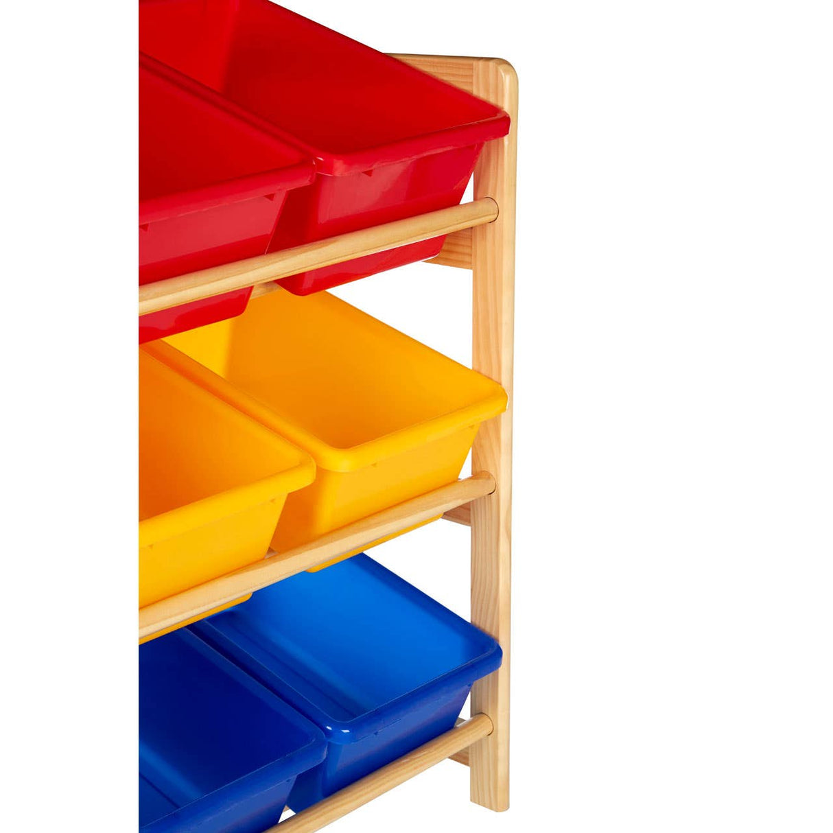 3 Tier Pine Frame Storage Unit