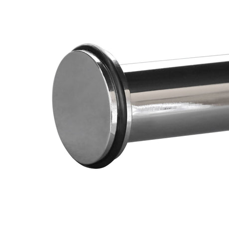 Black Tempered Glass Snack Table