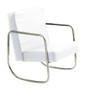 Roxy White Leather Effect Chair