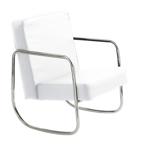 Roxy White Leather Effect Chair