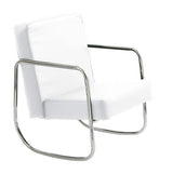 Roxy White Leather Effect Chair