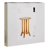 Round Rubberwood Side Table