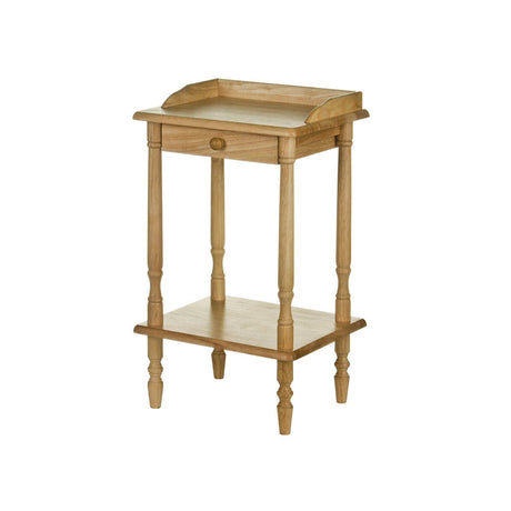 Square Rubberwood Side Table
