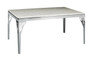 Branco White Marble Flower Design Dining Table