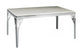 Branco White Marble Flower Design Dining Table