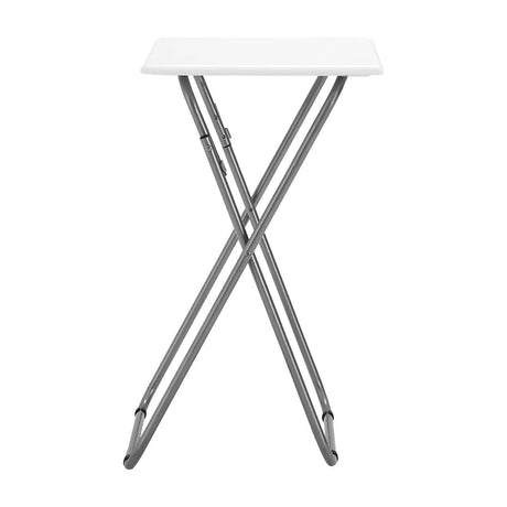White Gloss Table Top Folding Table