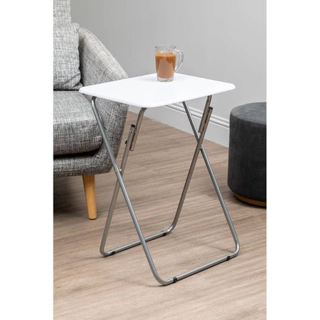 White Gloss Table Top Folding Table