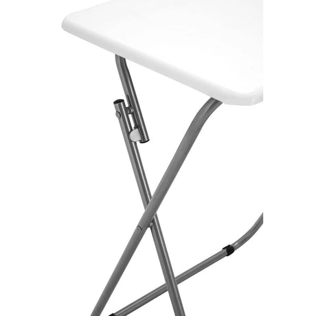White Gloss Table Top Folding Table