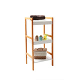 White High Gloss 3 Tier Small Shelf Unit