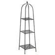 New York Loft Black 3 Tier Shelf Unit
