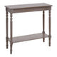 Heritage Natural Wash Wooden Console Table with Shelf