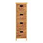 Padstow 4 Basket Drawers Natural Water Storage Unit