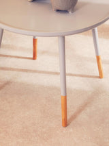 Viborg Grey Round Side Table