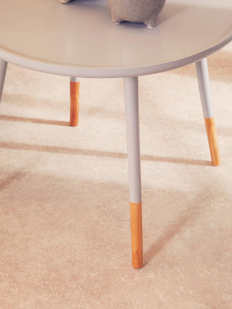 Viborg Grey Round Side Table