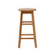 Selby Natural Tropical Hevea Wood Bar Stool