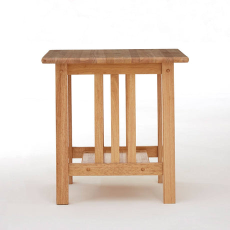 Natural Square Side Table